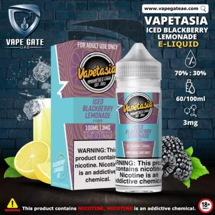 Iced Blackberry Lemonade 60ml by Vapetasia - 3 mg /