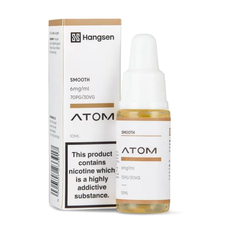 Smooth Tobacco E-Liquid Atom Series by Hangsen (10ml) - 18mg