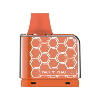 Rufpuf Klikit Prefilled Pod – Packin’ Peach Ice 50mg (5000Puffs)