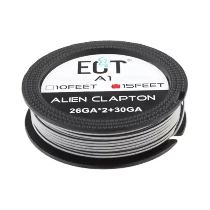 ECT Flat Alien Clapton Kanthal A1 26ga 15ft Wire
