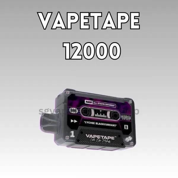 Vapetape 12000 Puffs - Grape Blackcurrant