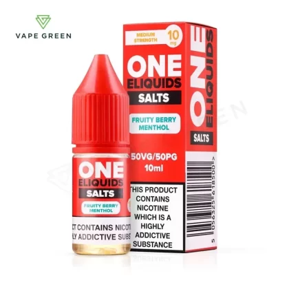 Fruity Berry Menthol Nic Salt E-Liquid by One E-Liquids