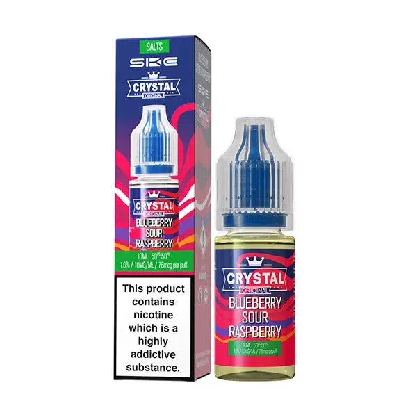 Blueberry Sour Raspberry Crystal Vape Liquid – SKE V2, Available in 10mg & 20mg