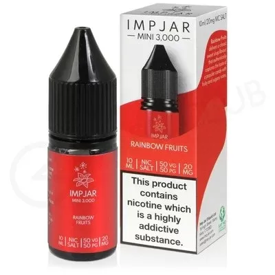 Rainbow Fruits Nic Salt E-Liquid by Imp Jar