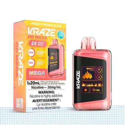 Kraze HD Mega – Frizzy Peach G Ice