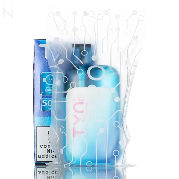 Tyn Pro 50K Disposable Vape - 18mL - Clear Blue / 5% - Image 2