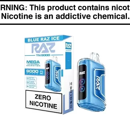 RAZ TN9000 ZERO DISPOSABLE VAPE – 9000 PUFFS - Vapejuice