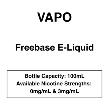 VAPO E-Liquid 100ml – 3mg