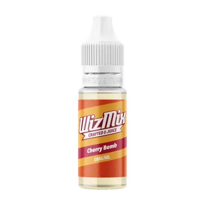 Wizmix Cherry Bomb - 10ml - 18mg - Vape Product (0820AB)