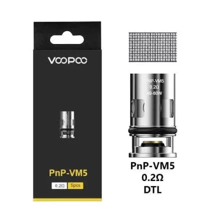 Voopoo PnP-VM5 Replacement Coil 0.2 OHM (pack of 5)