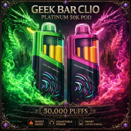 Geek Bar CLIO Platinum 50K POD - Blue Razz Ice - Vapeciga