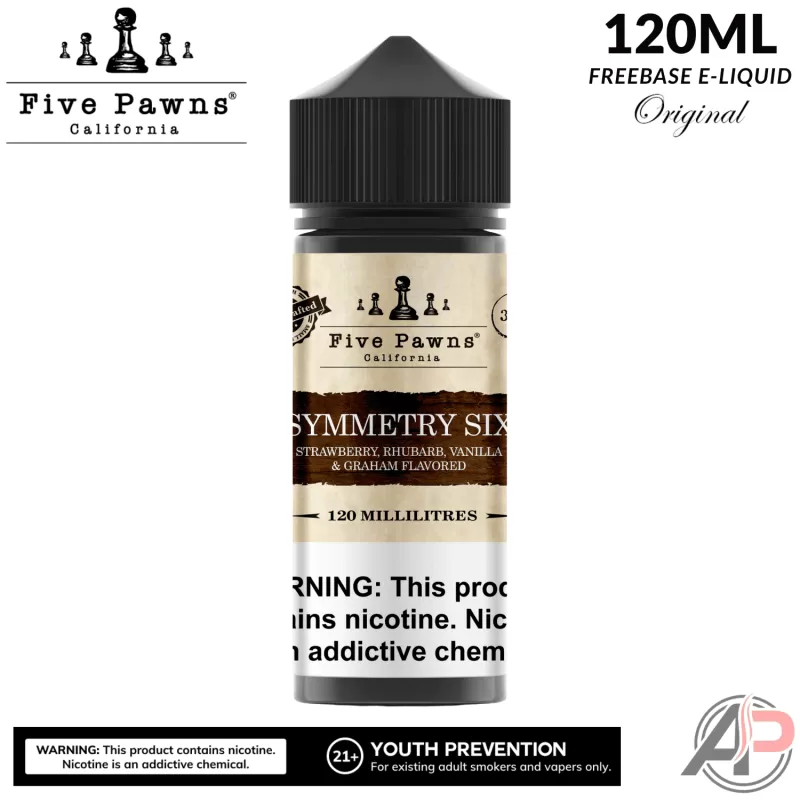 Five Pawns Symmetry Six E-Liquid 120mL