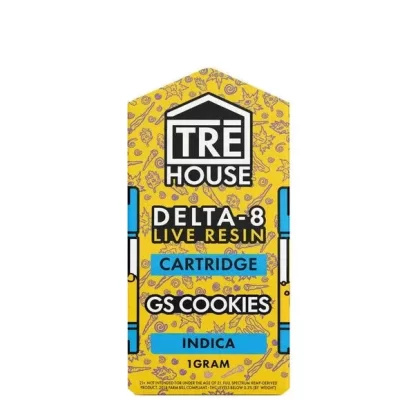 TRE House D8 Live Resin Vape Cartridge – Girl Scout Cookies 1G