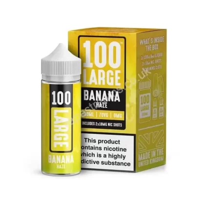Banana Haze by 100 Large Juice Short Fill - Vapestreams Co