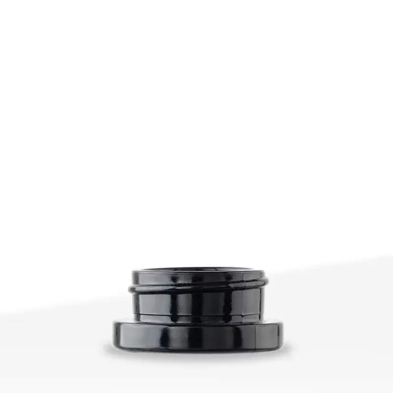 Concentrate Jars | Black Round Glass Container | 38mm – 9mL – Various Counts