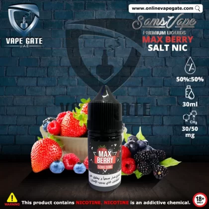 Max Berry Saltnic 30ml - Sam Vapes - 50 mg / 30 ml