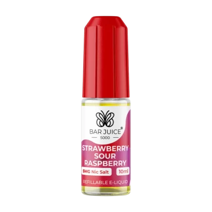Strawberry Sour Raspberry Nic Salt by Bar Juice 5000 - 20mg - Vape Product