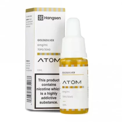 Hangsen Gold & Silver E Liquid – Atom Series (10ml)