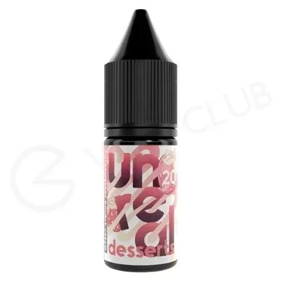 Strawberry Double Cream Nic Salt E-Liquid by Unreal Desserts