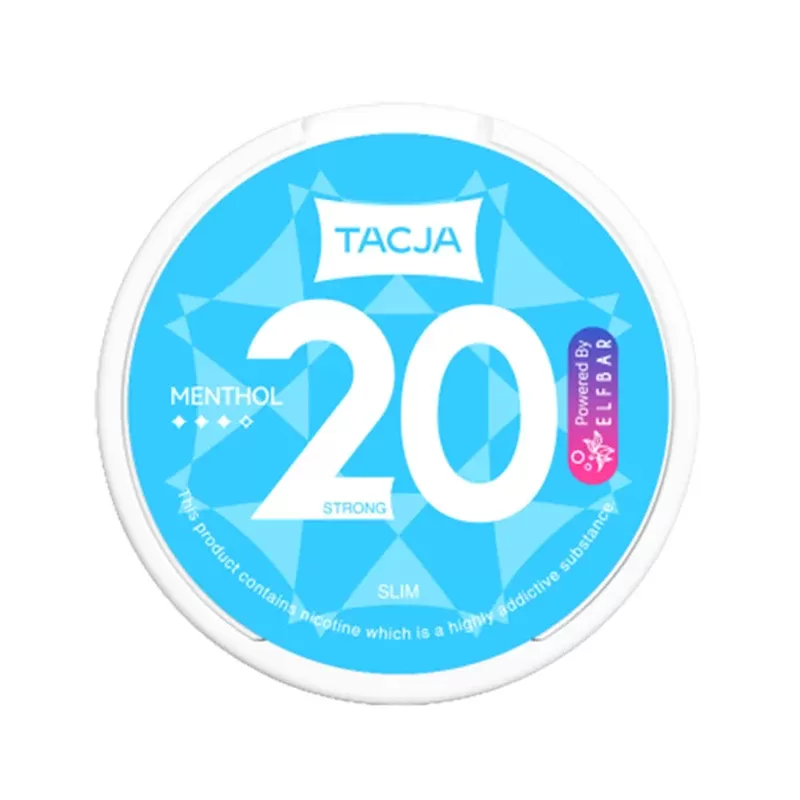 Elf Bar TACJA Nicotine Pouches Frozen Menthol - Strength#12mg>18mg>20mg