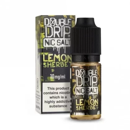 Double Drip Lemon Sherbet Nic Salts E Liquid (10ml)
