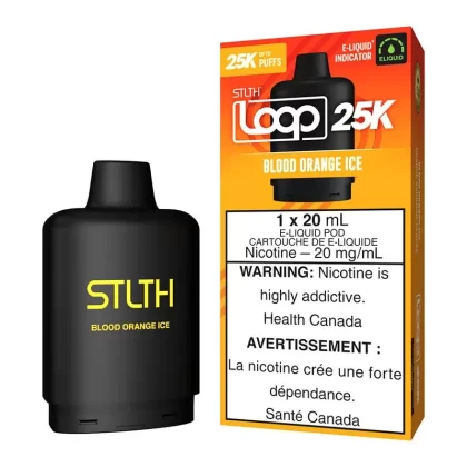 STLTH Loop 25K E-Liquid Pod Pack – Blood Orange Ice - 20mg/mL