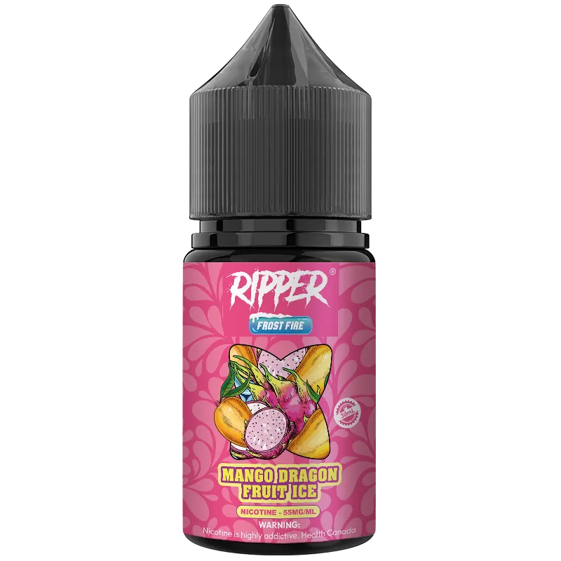 Rufpuf Ripper Frost Fire – Mango Dragon Fruit Ice 30 ml (25/40/55 mg) - Vape Product, Vape Product