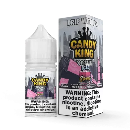 Pink Squares SALT on ICE – Candy King On SALT – 30mL