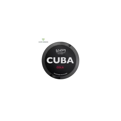 Cola Black Nicotine Pouches by Cuba