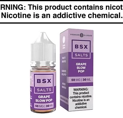GRAPE BLOW POP BY GLAS BASIX NIC SALTS 30ML - Vapejuice
