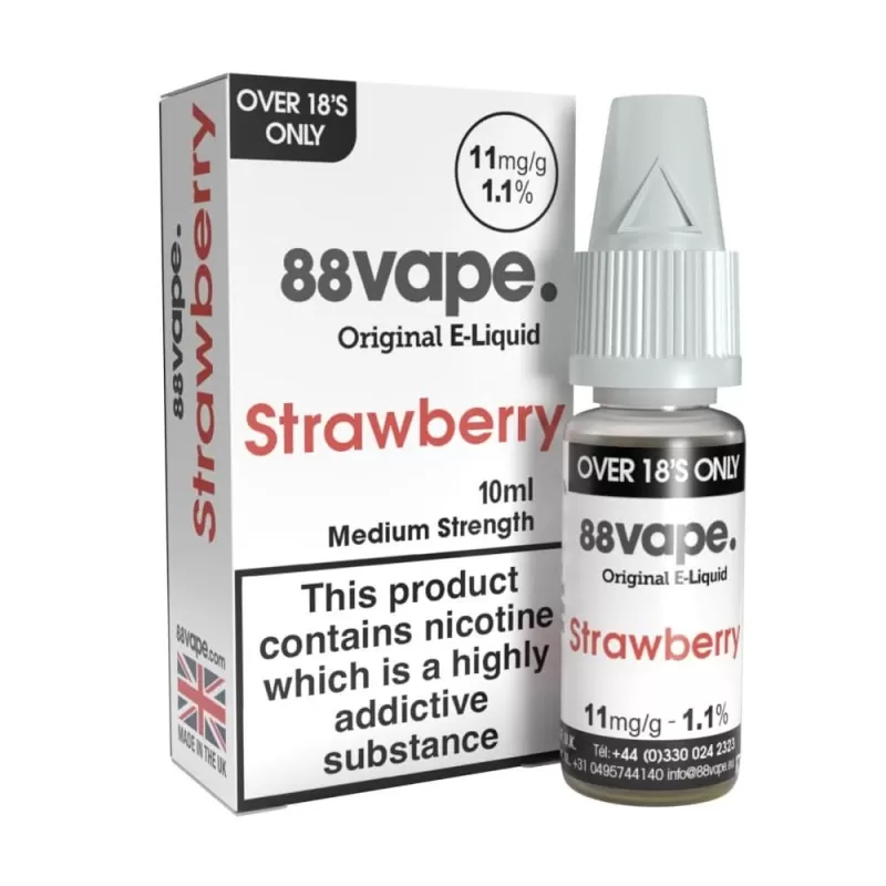 Strawberry (Sweet Strawberry) E-Liquid Anytank & Original Series by 88vape (10ml) - 6mg