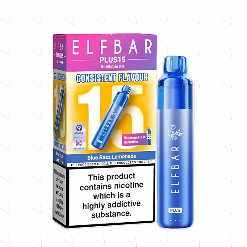 Elf Bar Plus 15 Prefilled Pod Kit - Blueberry - Image 2