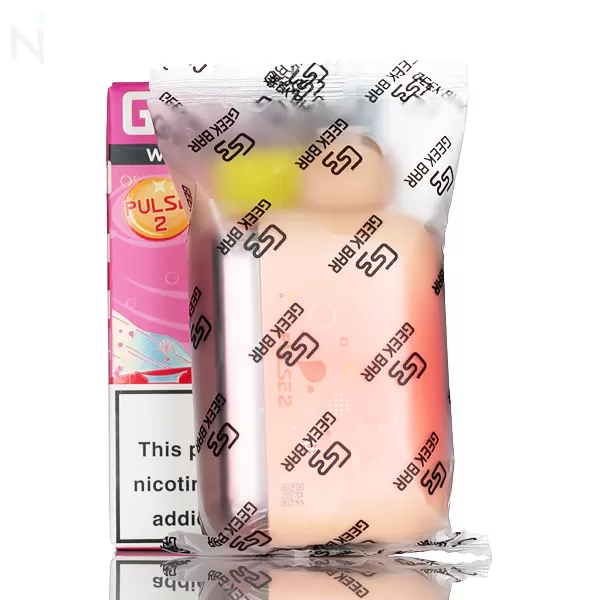Geek Bar Pulse 2 25K 25,000 Puffs Disposable Vape - 18mL - Strawberry Watermelon Hubba - Image 2