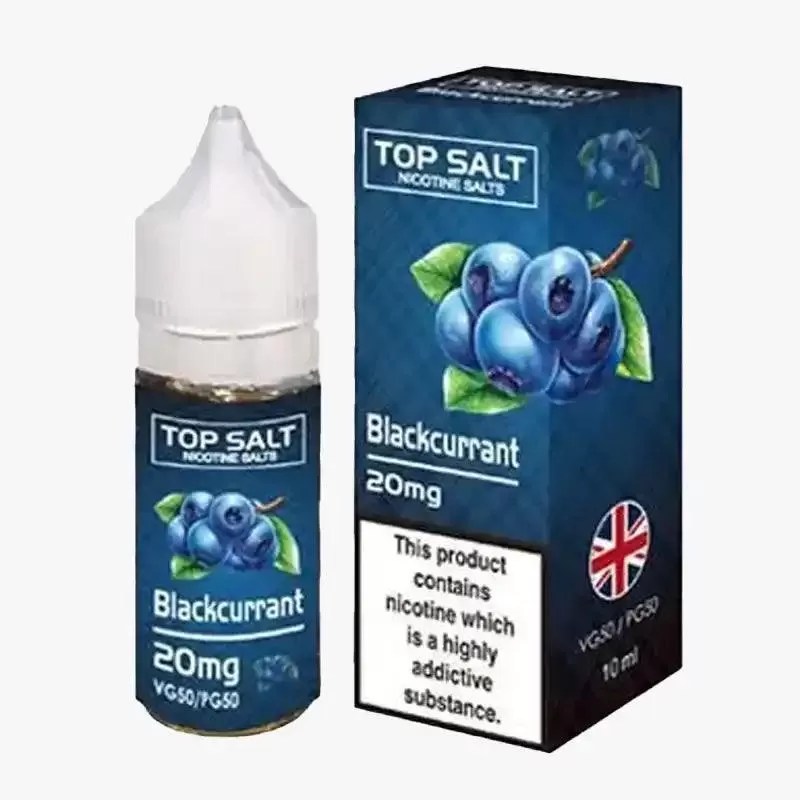 Top Salt Nic Salt E-Liquid - Pack of 10 - Ice Mint / Strength 20mg - Image 2