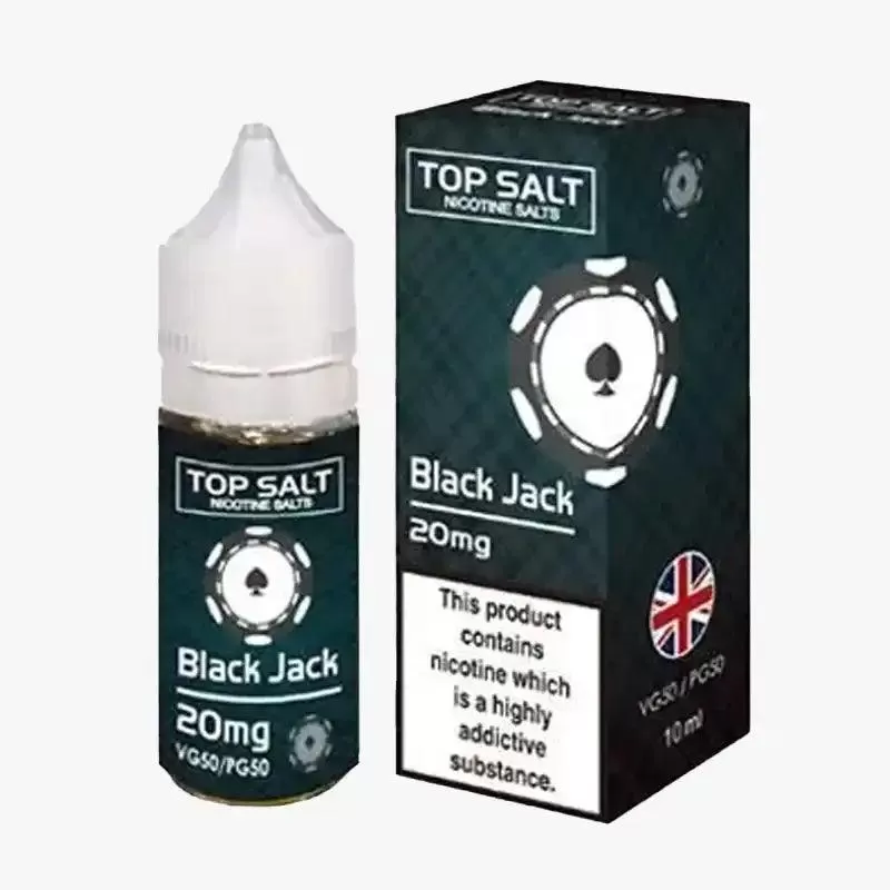 Top Salt Nic Salt E-Liquid - Pack of 10 - Ice Mint / Strength 20mg - Image 3