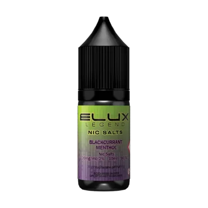 Blackcurrant Menthol Nic Salt by Elux 10ml - Ecigwizard