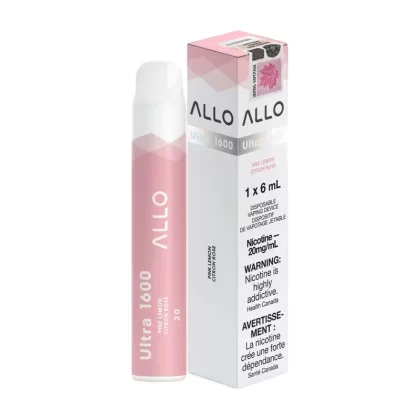 ALLO Ultra 1600 Disposable Vape – Pink Lemon