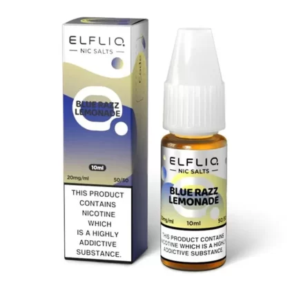 Blue Razz Lemonade Elfliq Nic Salt Elf Liq E-Liquid 5mg, 10mg, 20mg – 5pks, 10pks & 20pks