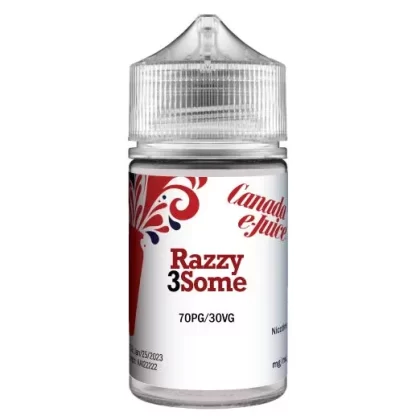 Razzy 3Some – Salt Nic - Size#30ml>60ml>120ml~Base#70PG/30VG~Strength#20mg Salt Nicotine