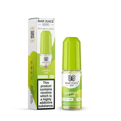 BAR JUICE LEMON & LIME 10ML NIC SALT E-LIQUID
