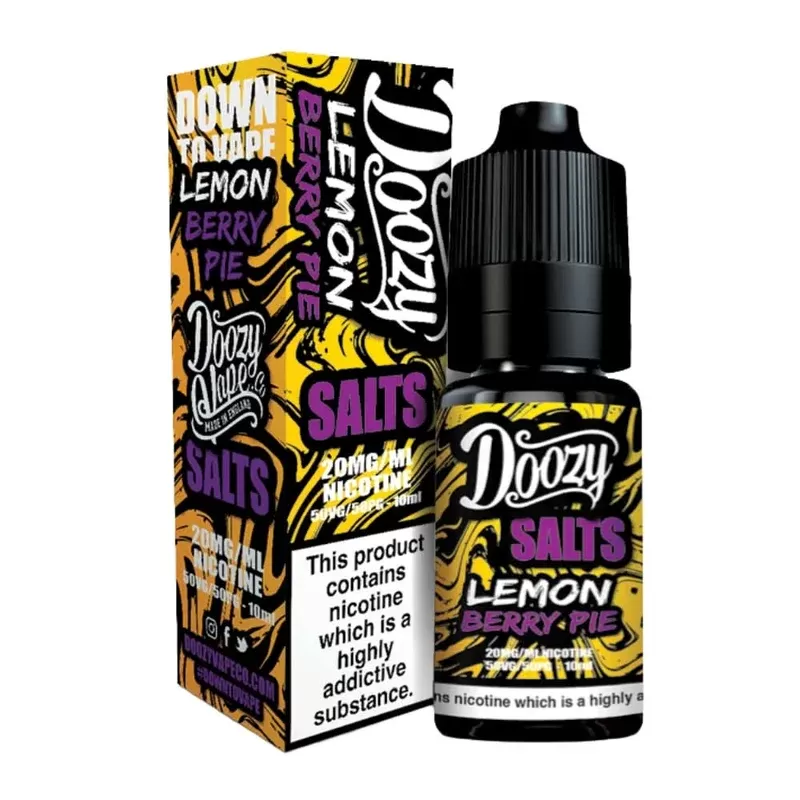 Lemon Berry Pie Nic Salt E-Liquid by Doozy Vape Co (10ml) - Vape Product, Vape Product