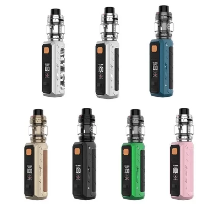 Vaporesso Armour Ultra 100W iTank T Kit - Dune Gold, Emerald Green