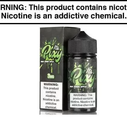 SOUR GREEN APPLE BY ITS PIXY SHIJIN VAPOR 100ML - Vapejuice