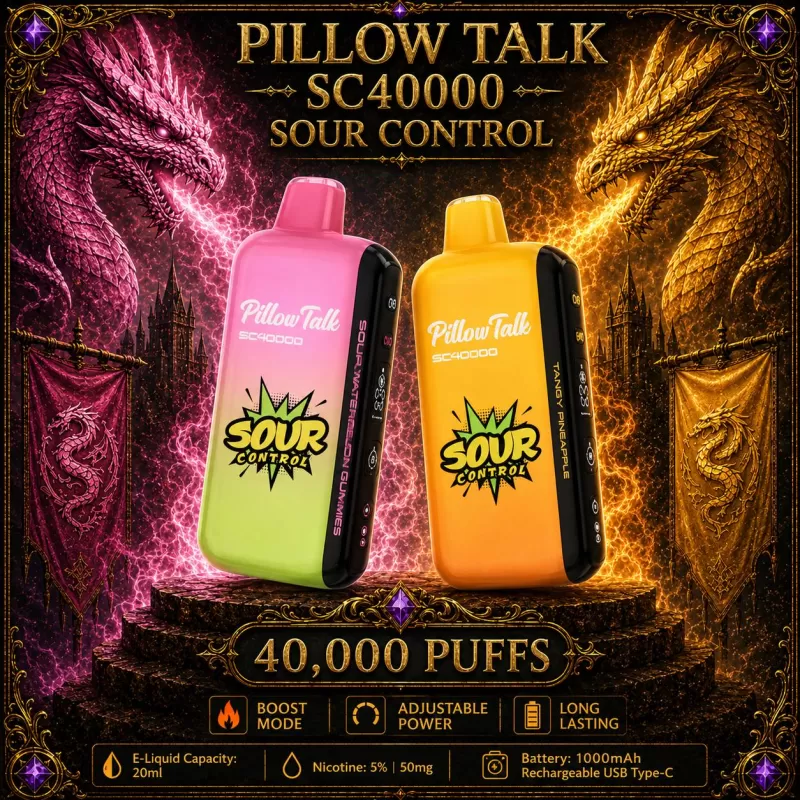 Pillow Talk SC40000 Sour Control TEXAS COMPLIANT - Lemon Sour Candy