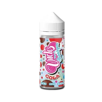 COLA BUBBLEGUM E LIQUID BY UNCLES VAPE CO 100ML 70VG