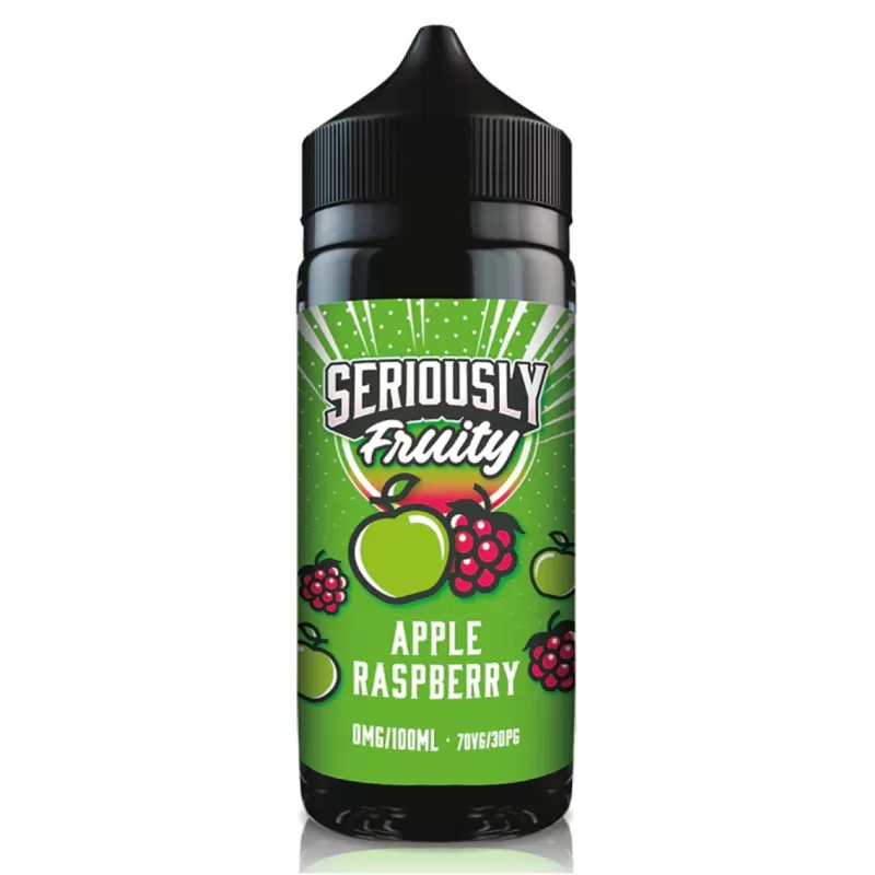 Seriously Fruity Apple Raspberry 100ml Short Fill E Liquid - Vapourdays Co