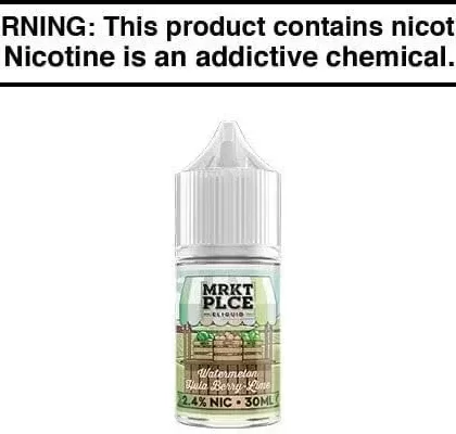 WATERMELON HULABERRY LIME BY MRKT PLCE SALTS 30ML - Vape Product, Vape Product
