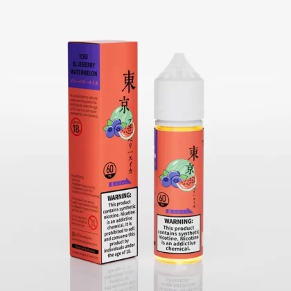 Tokyo Eliquid – Iced Blueberry Watermelon 60ml (3, 6mg) - Vape Product, Vape Product