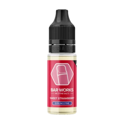 Sweet Strawberry Nic Salt by Bar Works - 10ml - Vape Product, Vape Product