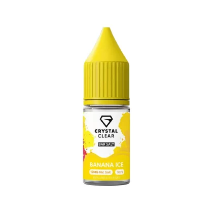 Crystal Clear Bar Salts Banana Ice Nic Salt Vape Juice - 20mg